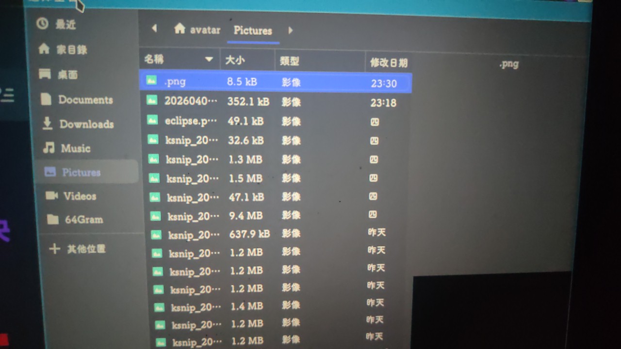 (這種選擇文件的窗口按截圖綁定快捷鍵會無效所以只能拍屏十分抱歉🙏