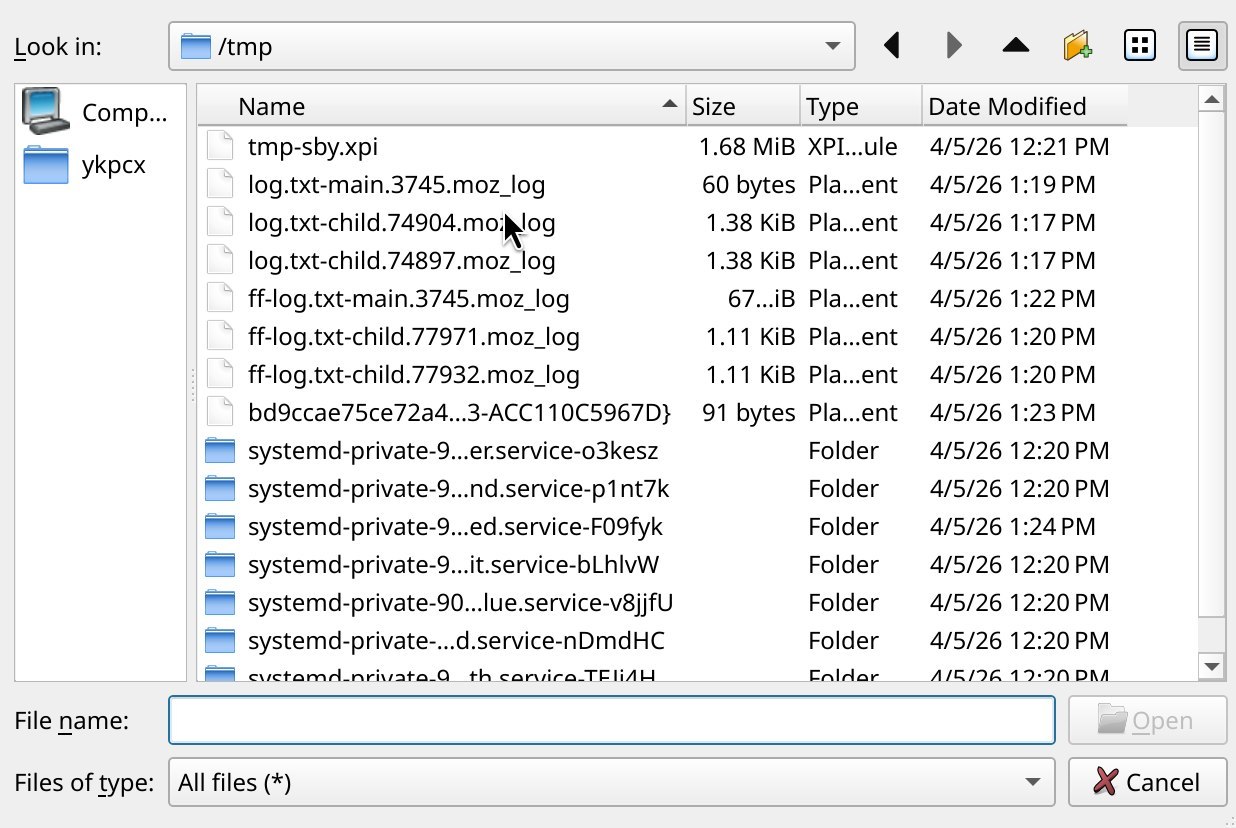 抓到了 但是677MB的日志，正在传...

另外最近为什么telegram的选文件框变了？之前都是nautilus。