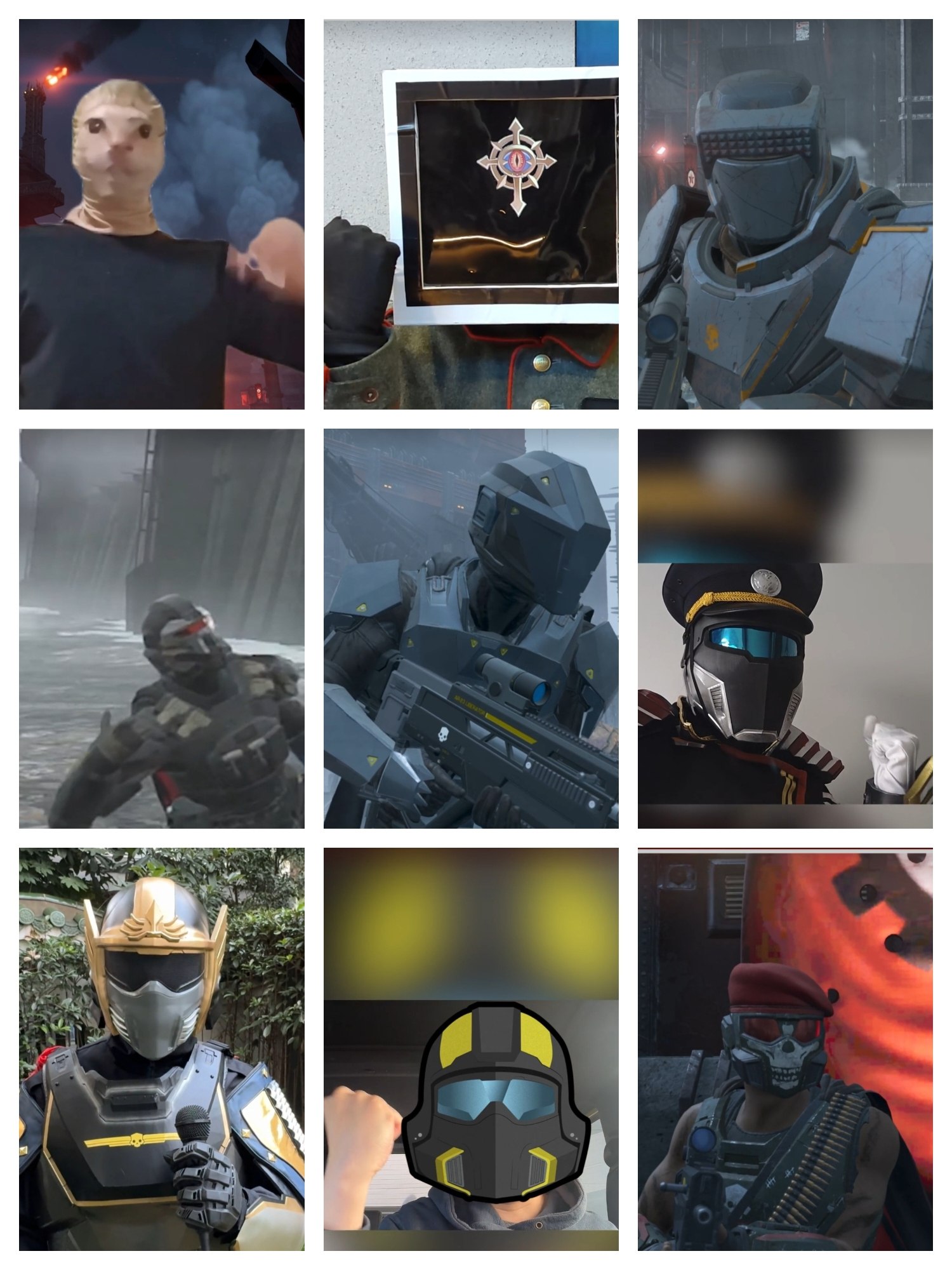 赛博斯坦统战部正在悬赏下列绝地潜兵的下落。如提供有效线索可赏WD40一瓶，如抓获或击毙任意对象可赏机娘一个()