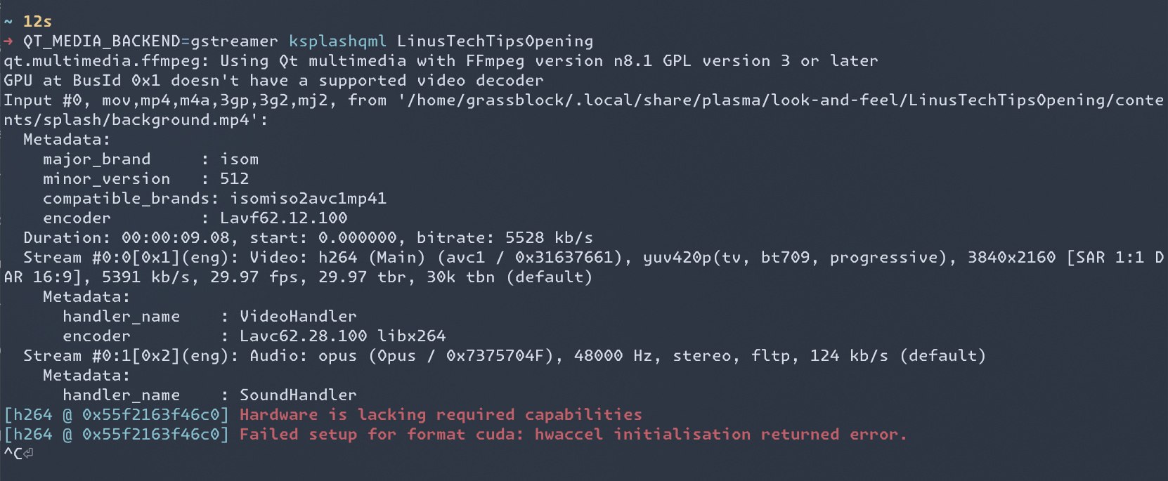 * 问群友，为什么 QT 会尝试使用独显渲染视频...
我有一个集显