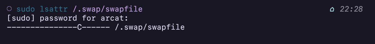 我的swapfile也没啥问题看上去