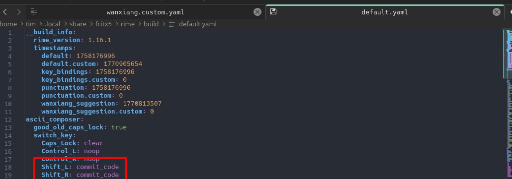 build/Default.yaml 里好像已经有了，而且没有 custom.yaml 和 schema.yaml