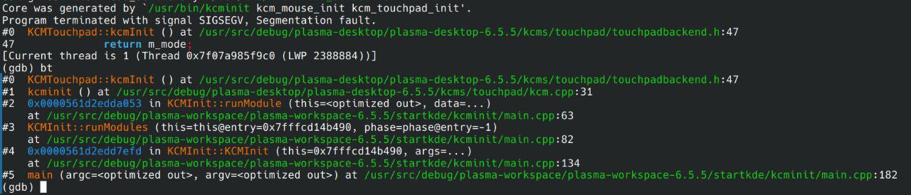kcminit崩了的dump