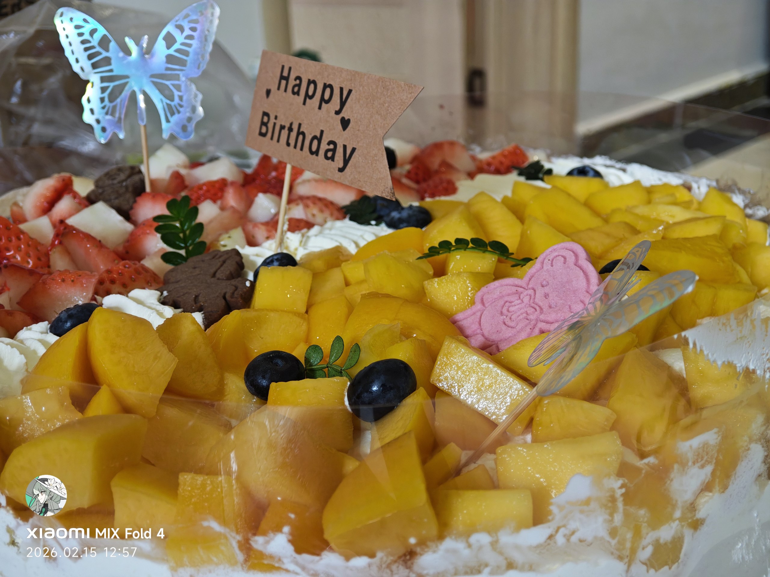 今天爽吃2个蛋糕（