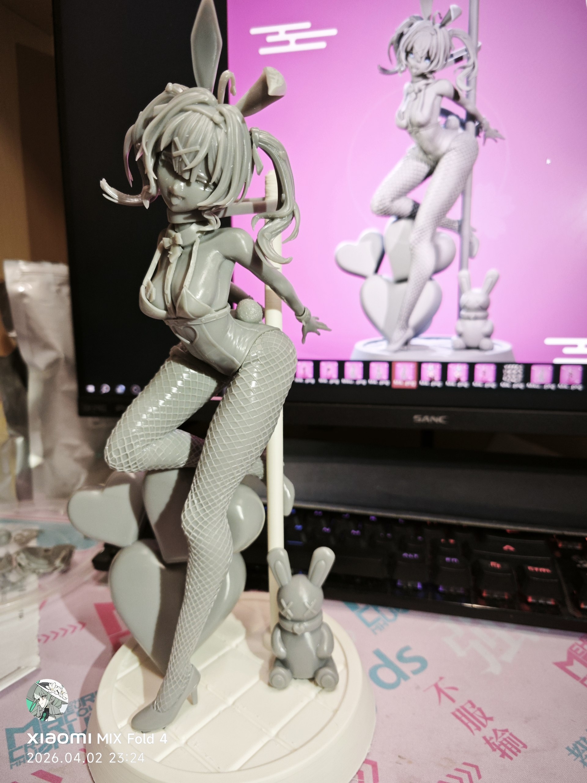 * 折腾半星期做出来了😄接下来就是上色